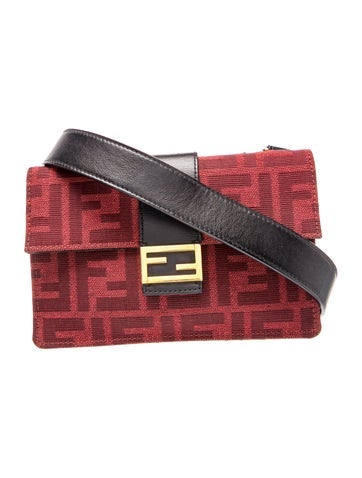 Zucca FF Zucca Canvas Convertible Baguette Pouch Small