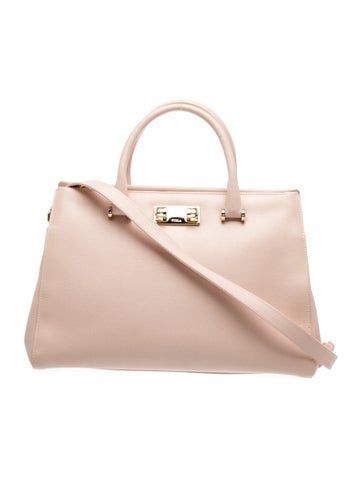 Furla Leather Top Handle Bag