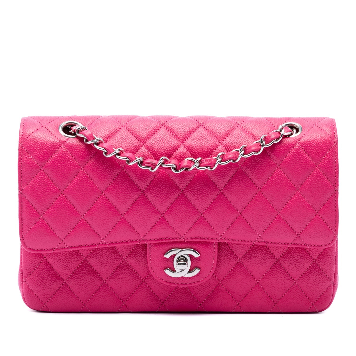 Medium Classic Caviar Double Flap