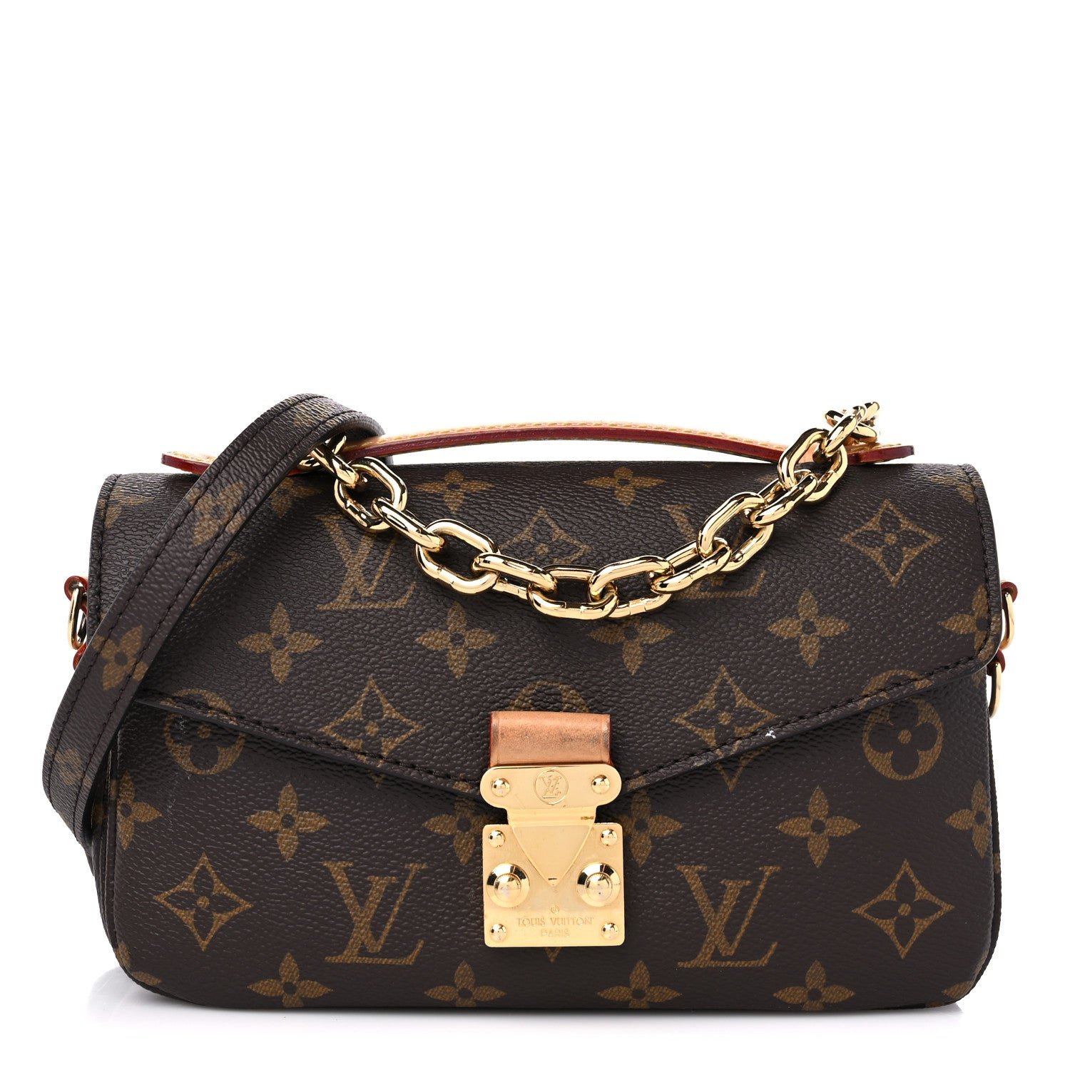 Louis Vuitton Monogram Pochette Metis East West