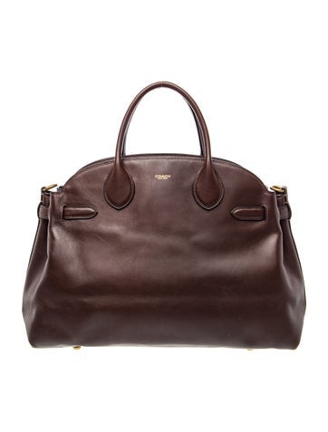 Leather Coac Carryall 40