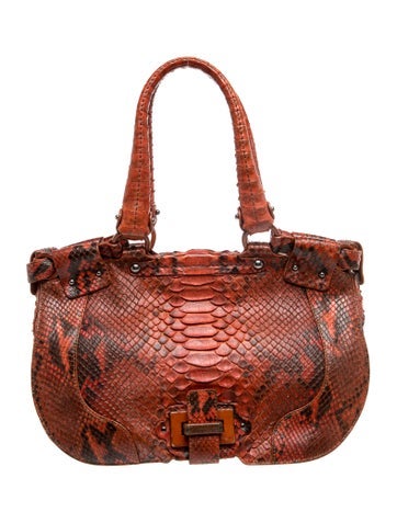 Python Top Handle Bag