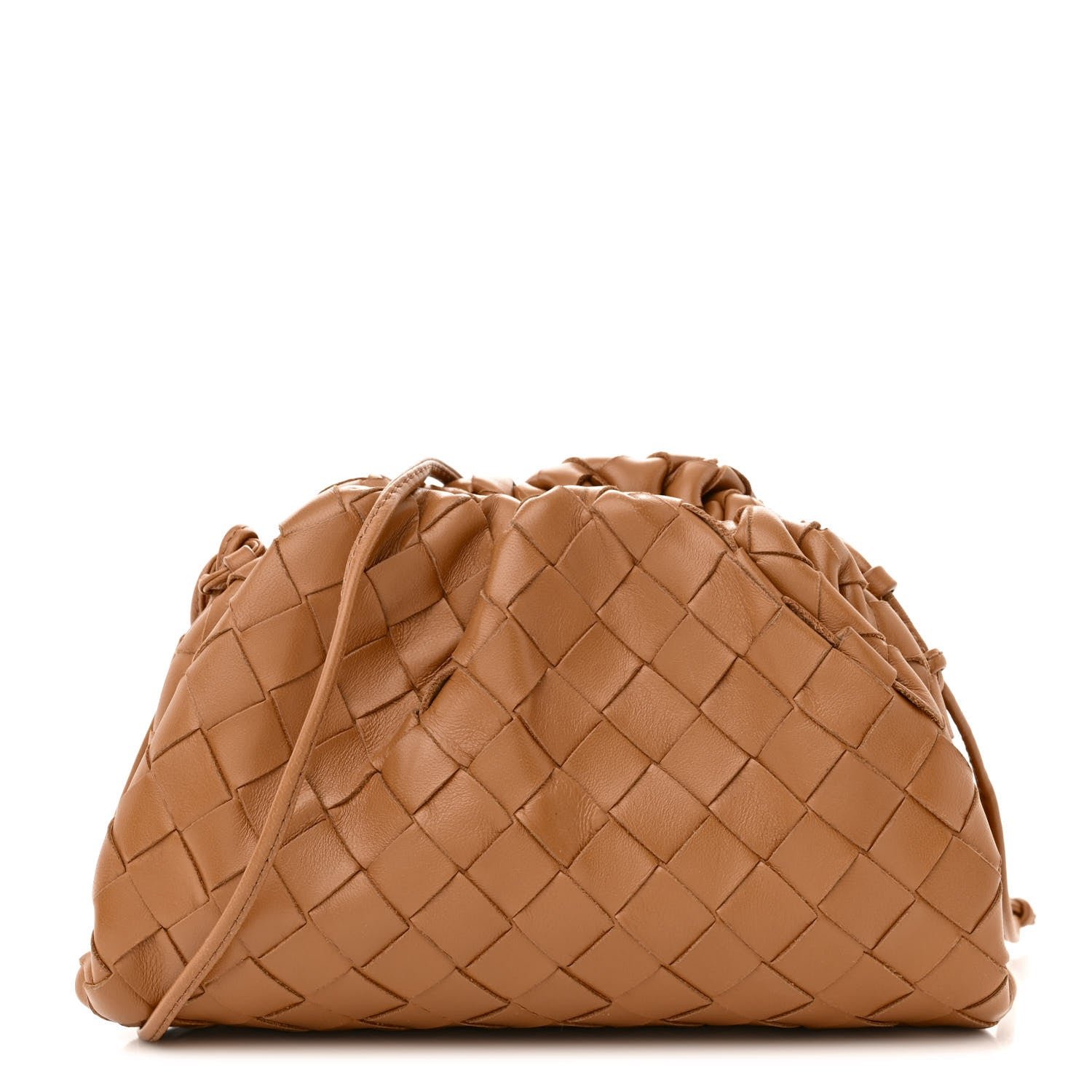 Bottega Veneta Nappa Intrecciato The Mini Pouch Carmel