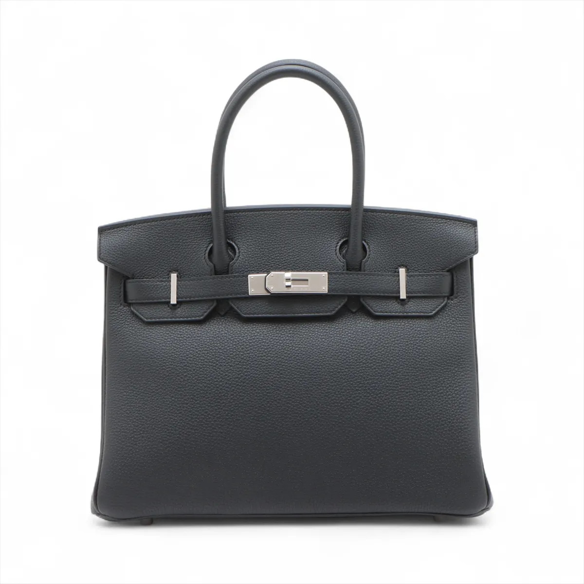 Hermès Birkin 30 Le Tournay Togo Black Silver Metal Fittings