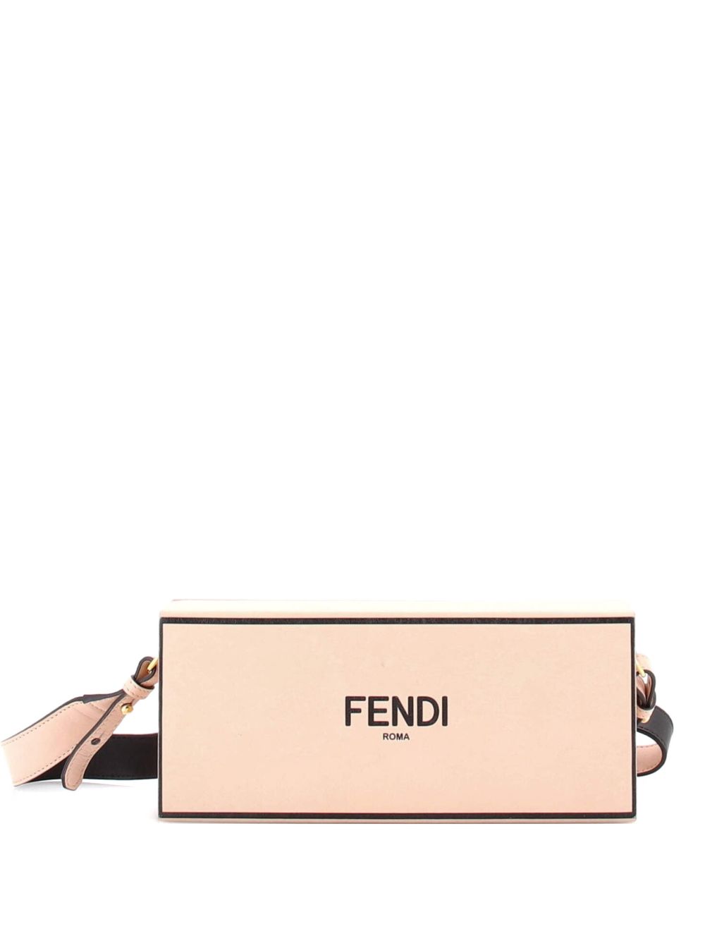 Logo Horizontal Box Crossbody Bag Leather clutch bag