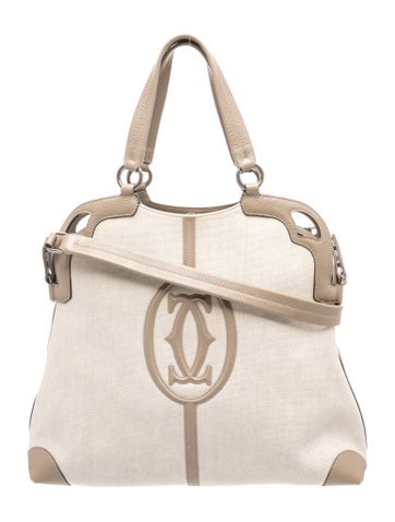 Cartier Canvas Shoulder Bag