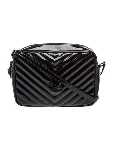 Patent Leather Chevron Lou Camera