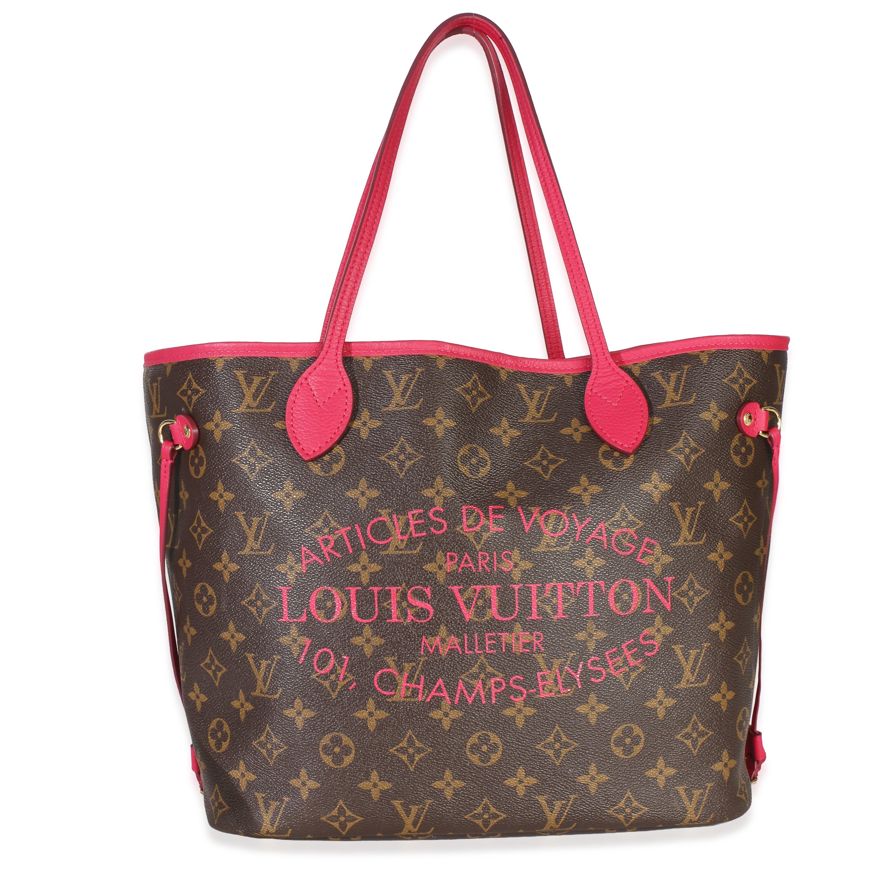 Rose Indien Monogram Articles de Voyage Ikat Neverfull MM