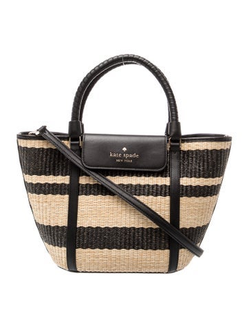 Straw Top Handle Bag