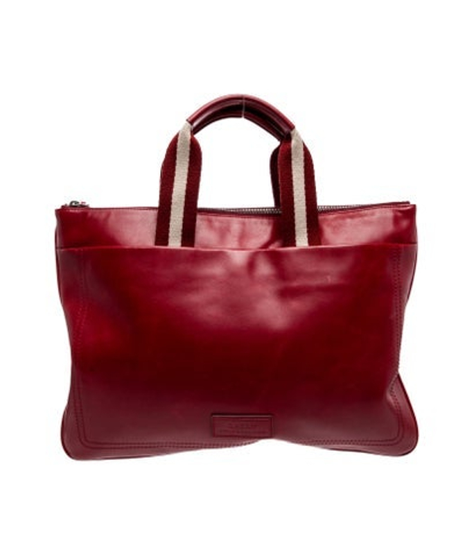 Bally Leather Top Handle Bag