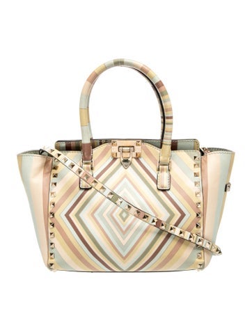 Rockstud Top Handle Bag