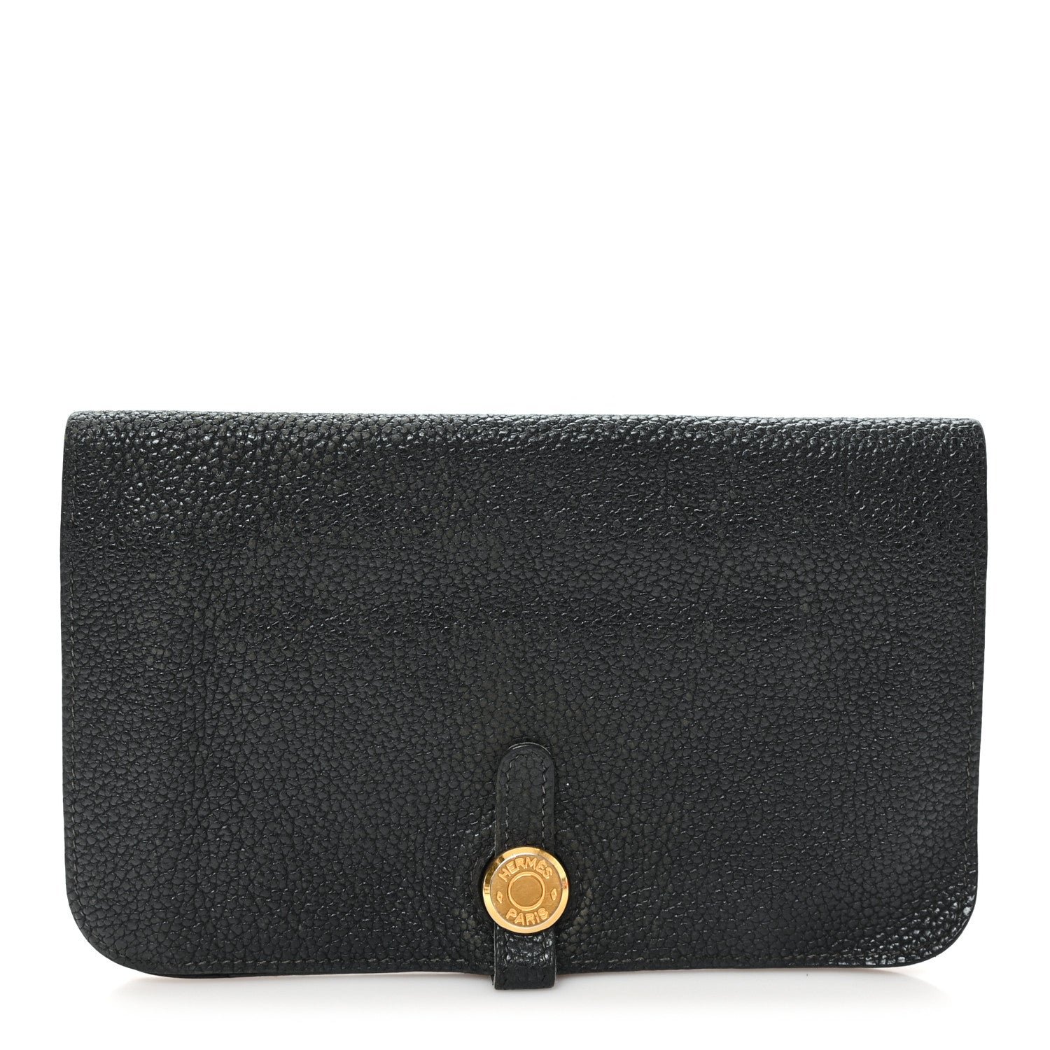 Hermes Hermes Togo Dogon Duo Wallet Black