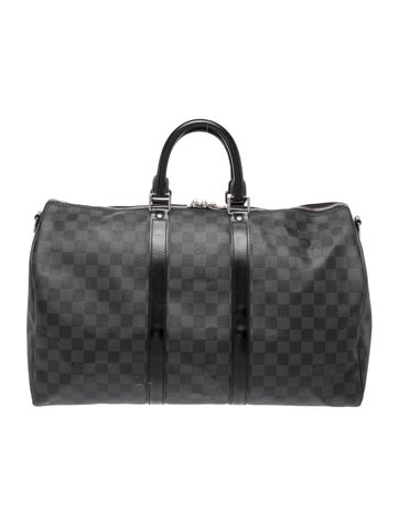 Damier Graphite Keepall Bandouliere 45
