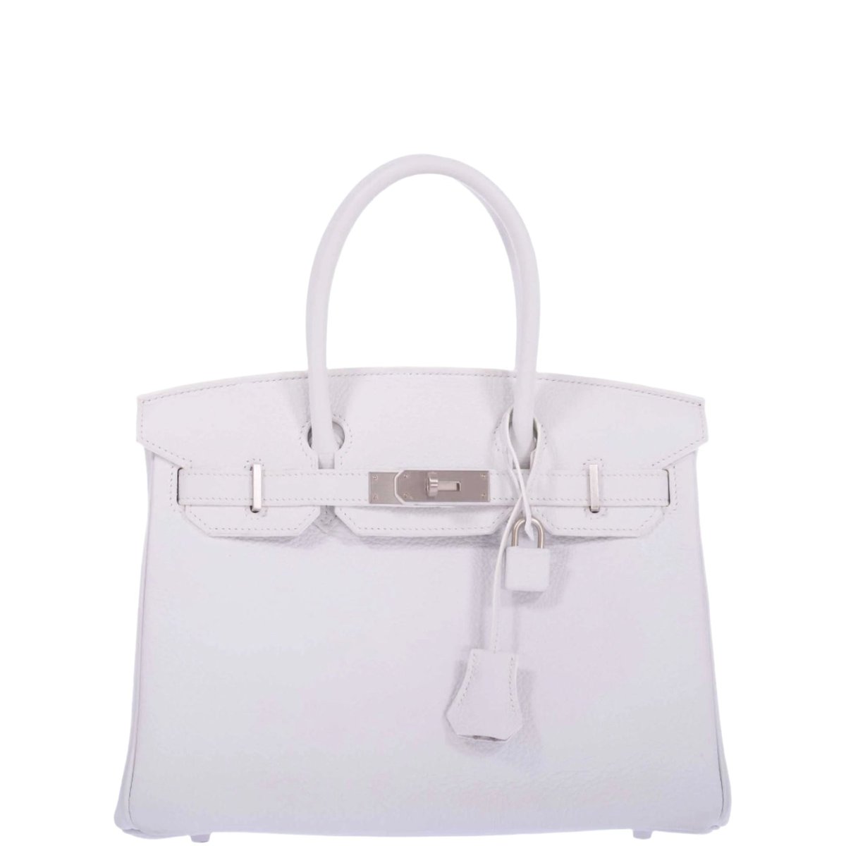 Hermes Hermès Birkin 30 HSS White Clemence Brushed Palladium Hardware