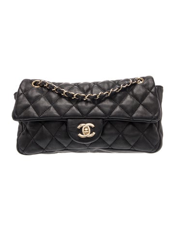 Classic Quilted E/W Single Flap Bag