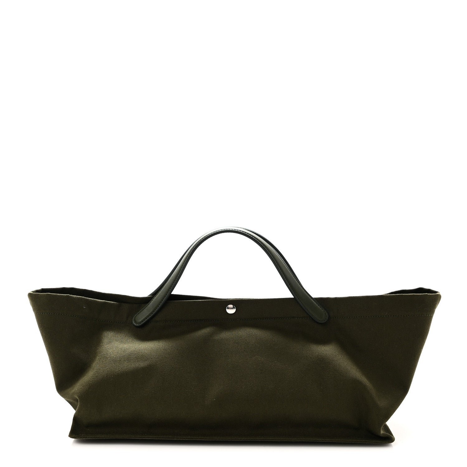 The Row Cotton Twill East West Idaho Tote Khaki Ans