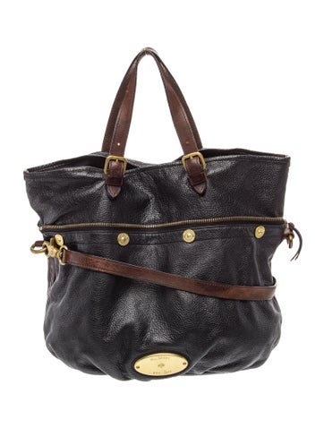 Mulberry Leather Top Handle Bag