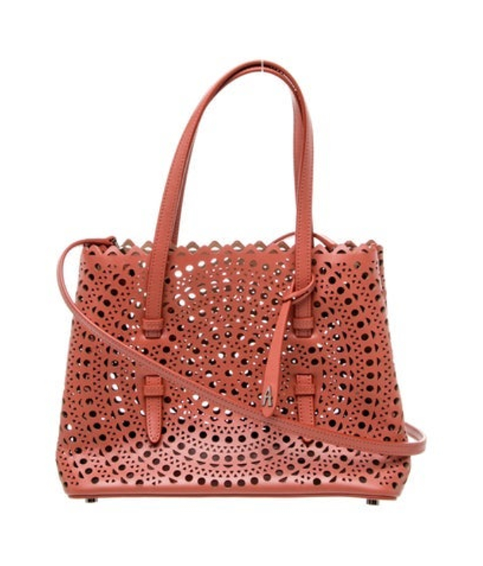 Alaia Leather Top Handle Bag