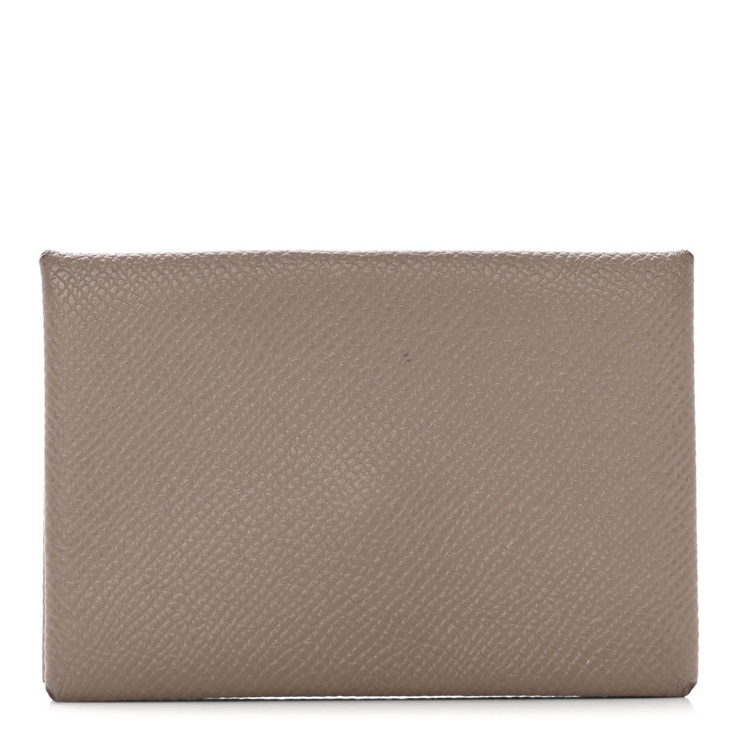 Hermes Epsom Calvi Card Case Gris Asphalt
