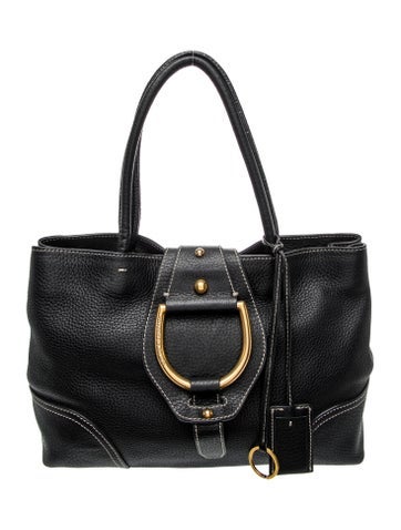 Leather Top Handle Bag