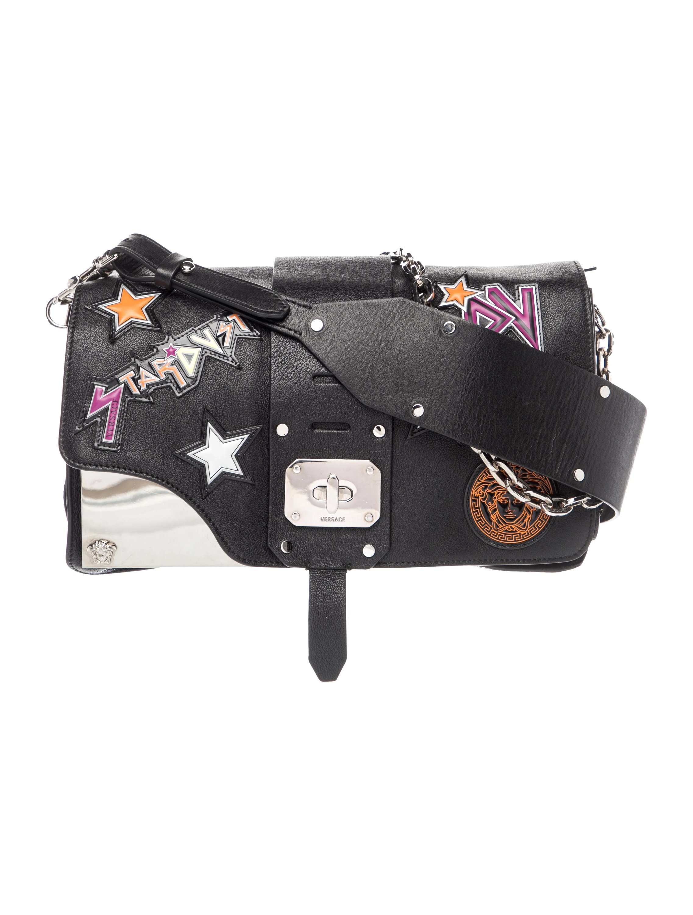 Versace Leather Shoulder Bag