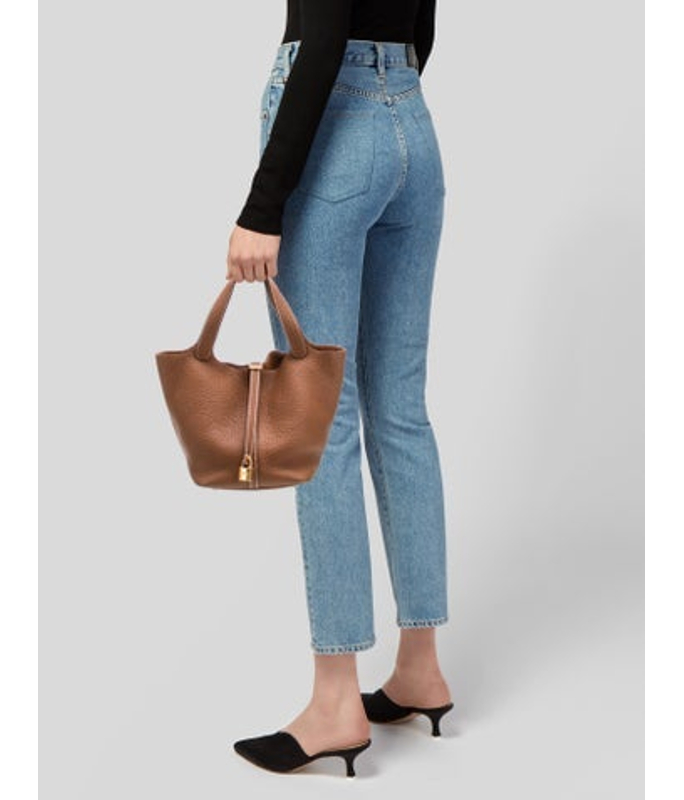 Hermes 2023 Clemence Leather Picotin 22