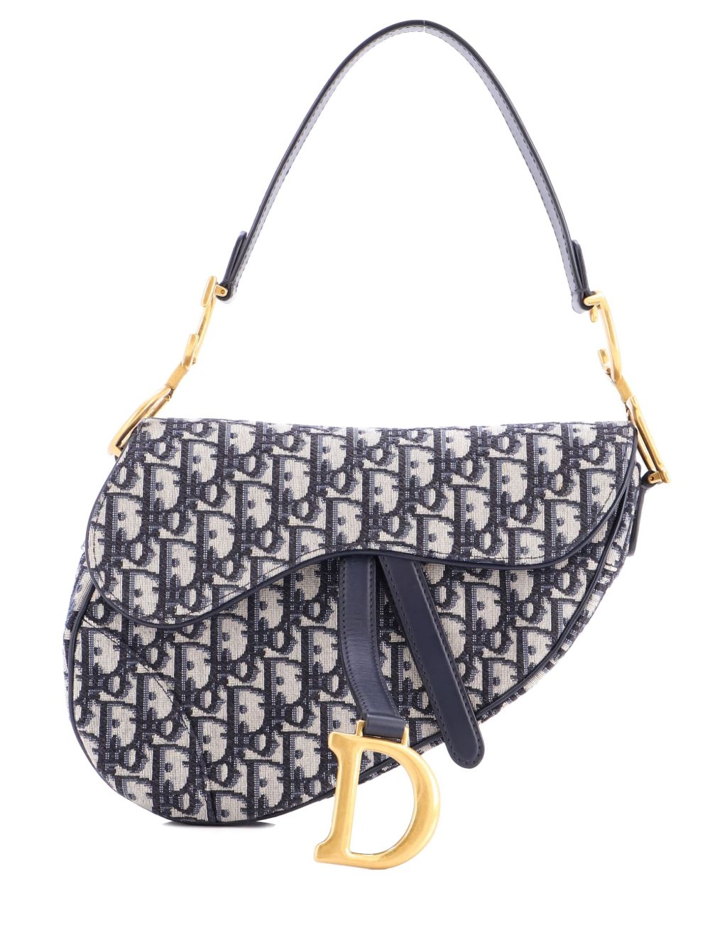 Dior Saddle Handbag Oblique Canvas Medium shoulder bag
