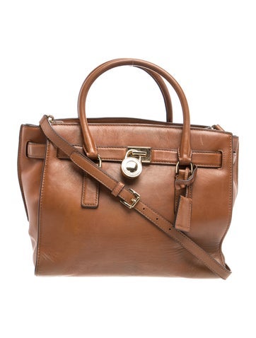 Michael Kors Leather Top Handle Bag