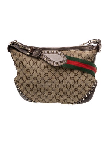GG Canvas Shoulder Bag Vintage