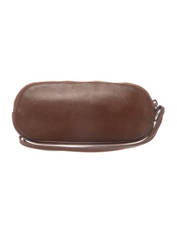 The Row Leather Leather Sunglasses Case