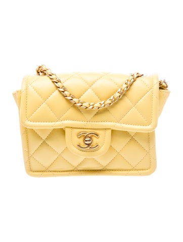 Quilted Caviar Mini Sweet Flap Bag