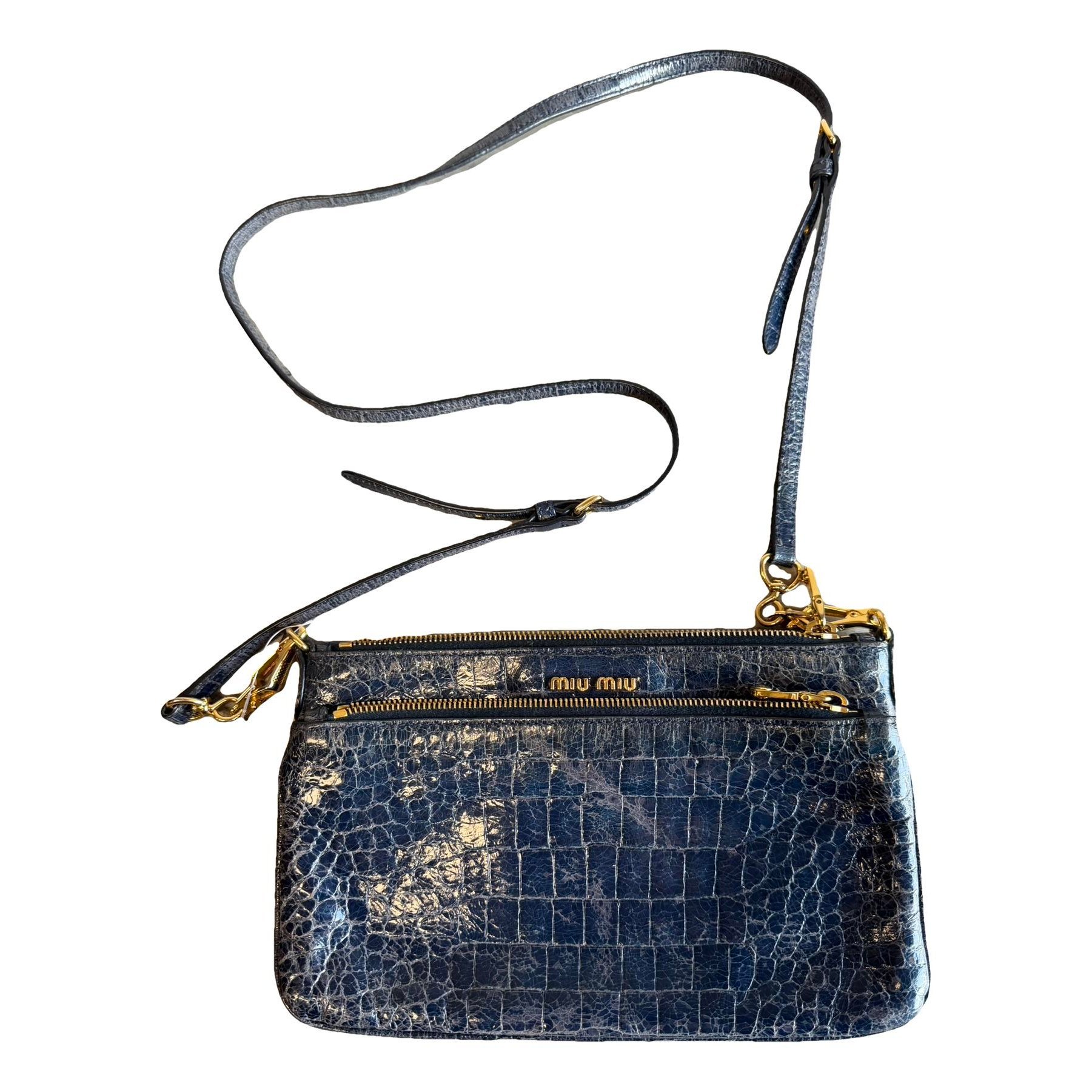 Leather crossbody bag