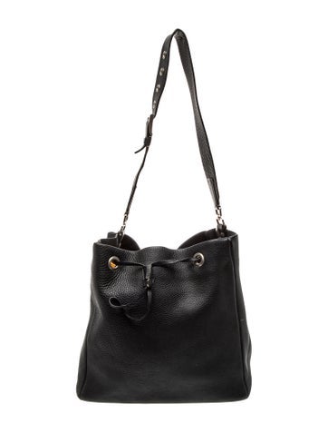 Vitello Daino Leather Shoulder Bag