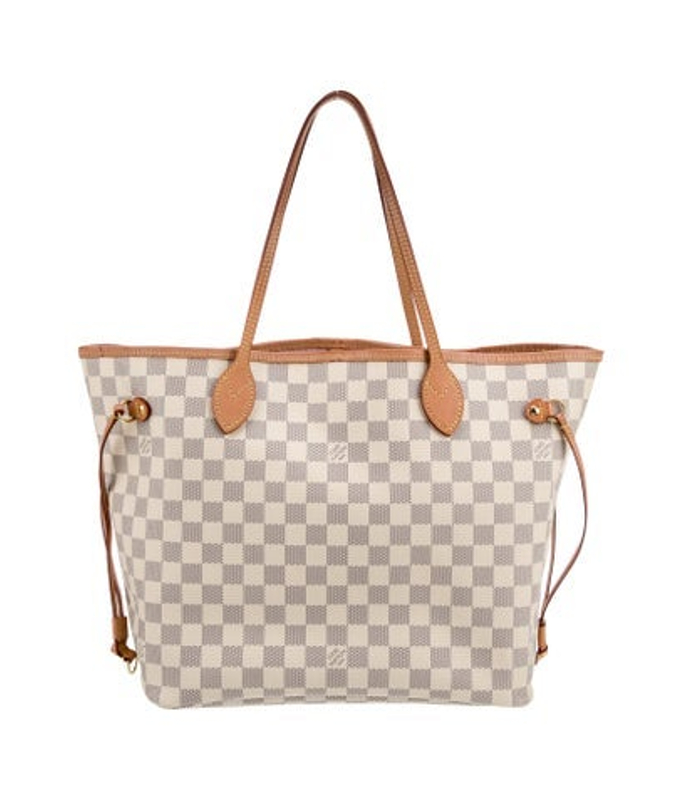Louis Vuitton Vuitton Damier Azur Neverfull W Pouch Mm