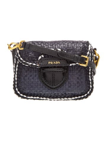 Madras Leather Crossbody Bag