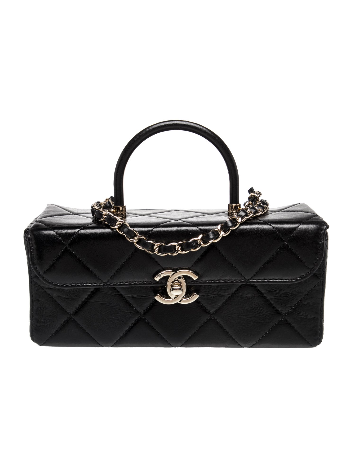 Quilted Flap Vanity Case