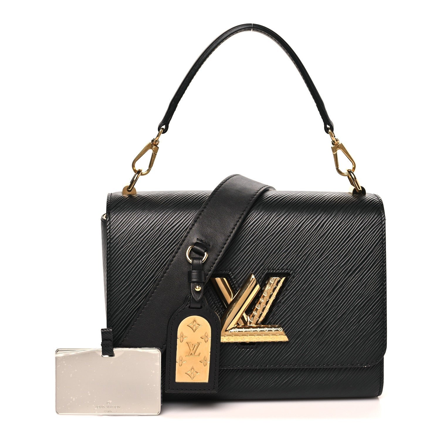 Louis Vuitton Louis Vuitton Epi Twist Top Handle Shoulder Bag MM Black