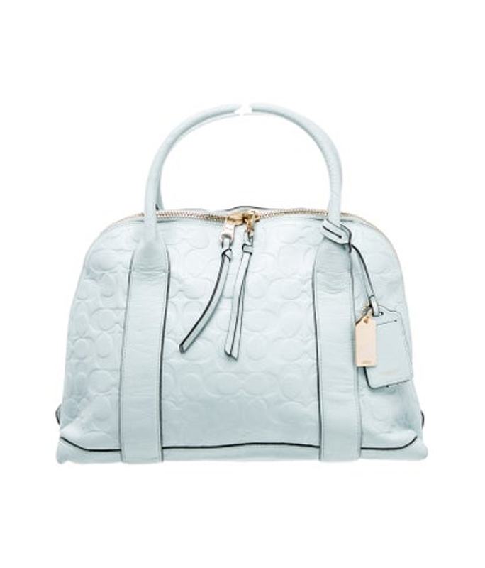 Coach Leather Top Handle Bag