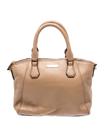 Leather Top Handle Bag