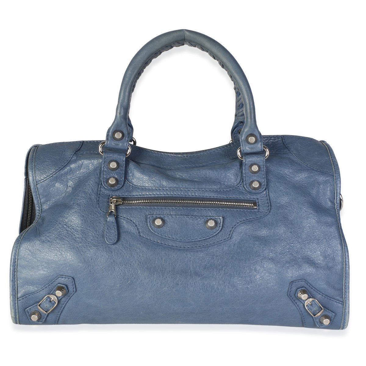 Bleu Persan Agneau Classic Hardware City Bag