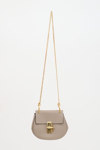 Leather Mini Drew Bag