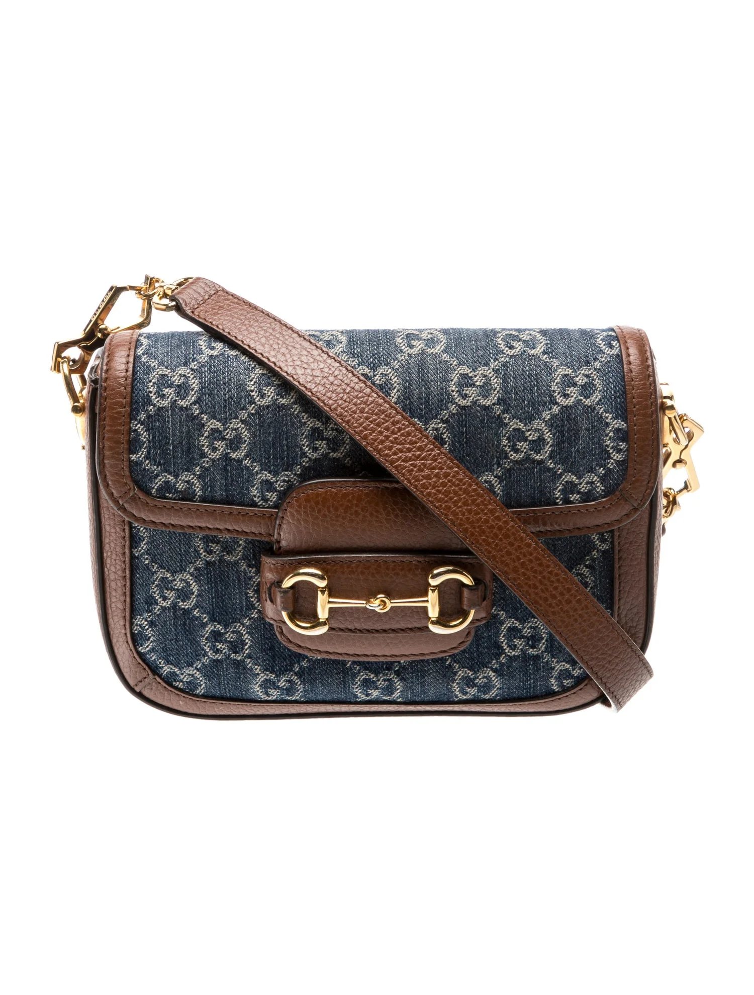 GG Denim Horsebit 19 Mini