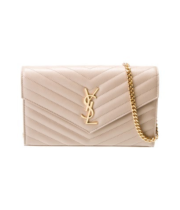 Saint Laurent Laurent Leather Clutch