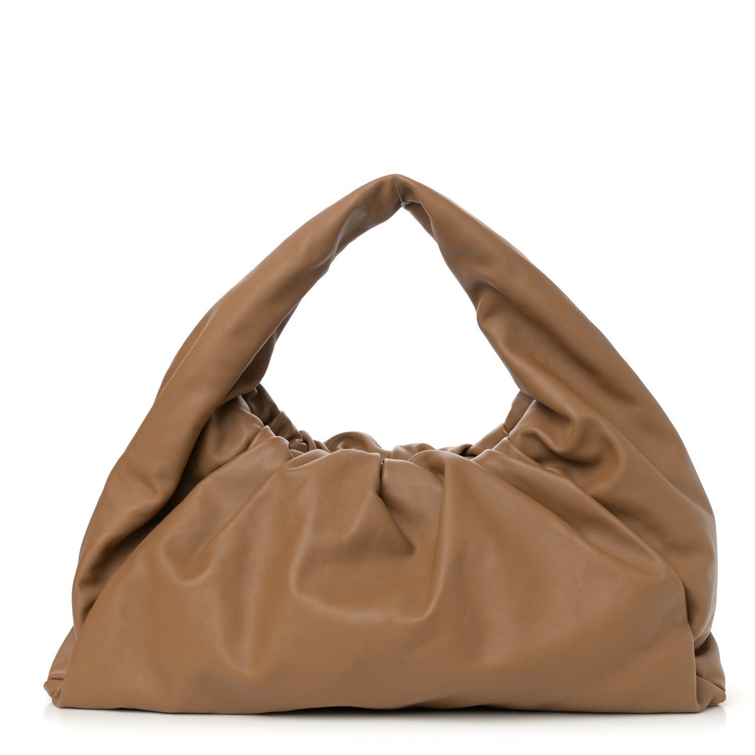 Bottega Veneta Smooth Butter Calfskin Large The Shoulder Pouch Cammello