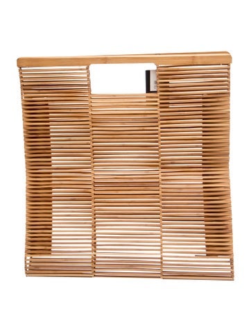Bamboo Top Handle Bag w/ Tags