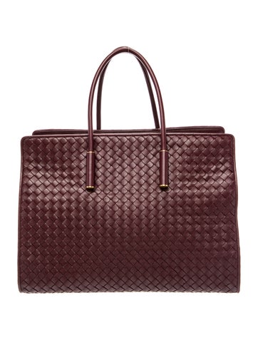 Bottega Veneta Intrecciato Basket Tote Medium