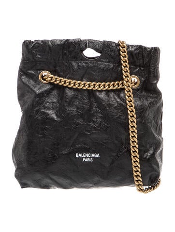 Leather Crush Medium Tote Bag 2023