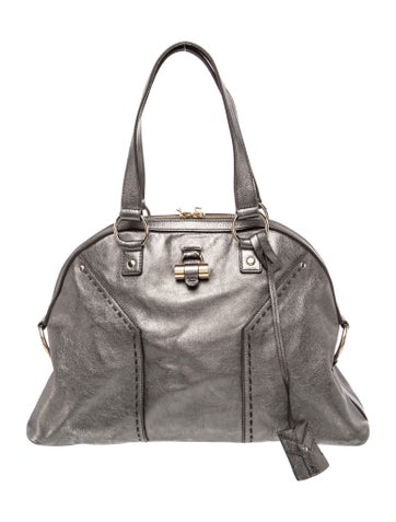 Leather Top Handle Bag