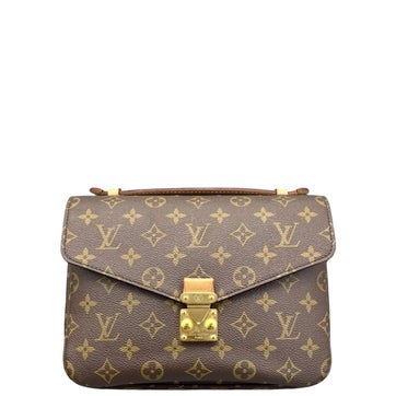 Coated Canvas Pochette Metis