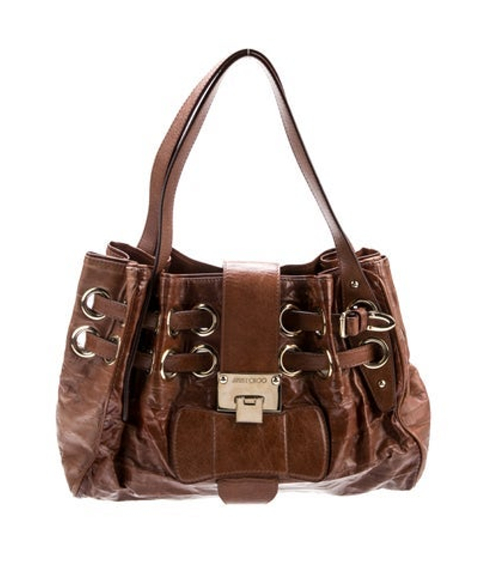 Jimmy Choo Choo Leather Shoulder Bag